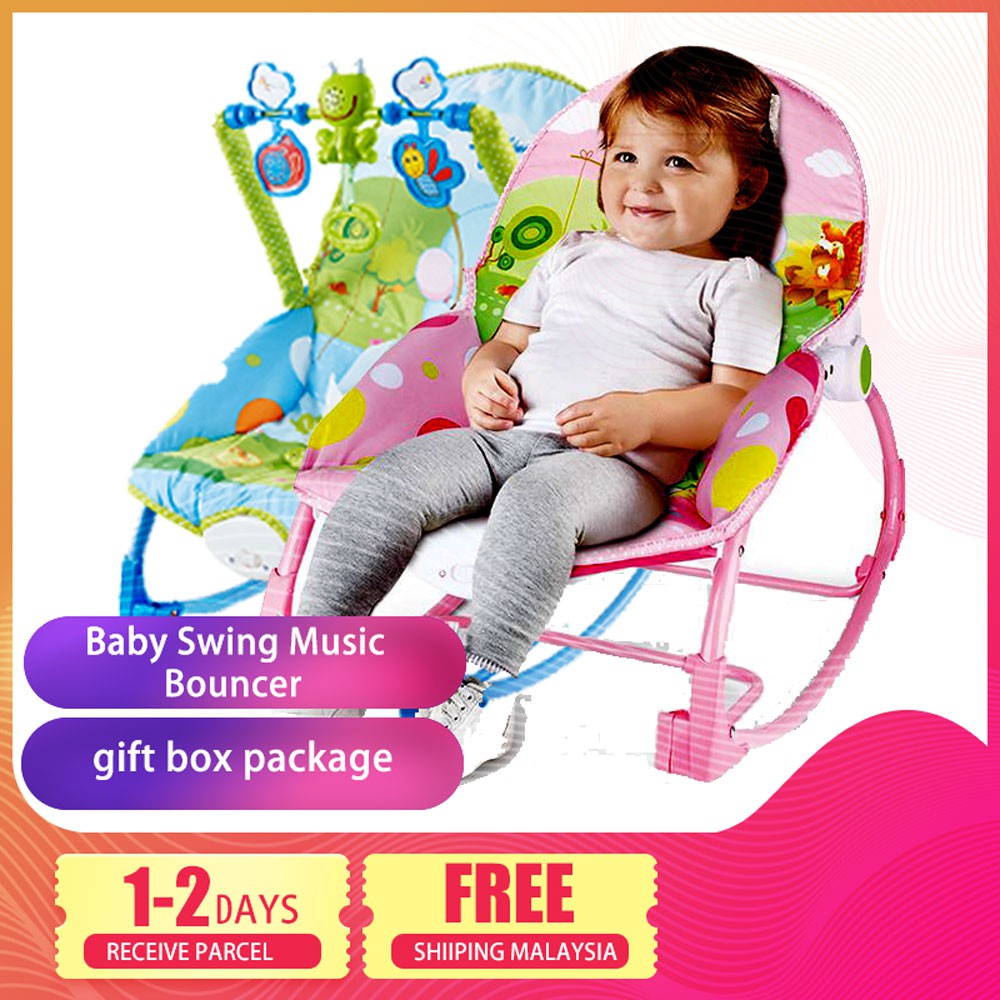 🔥 Ready Stock 🔥Delly MY Vibration Multifunction Baby Swing Bouncer