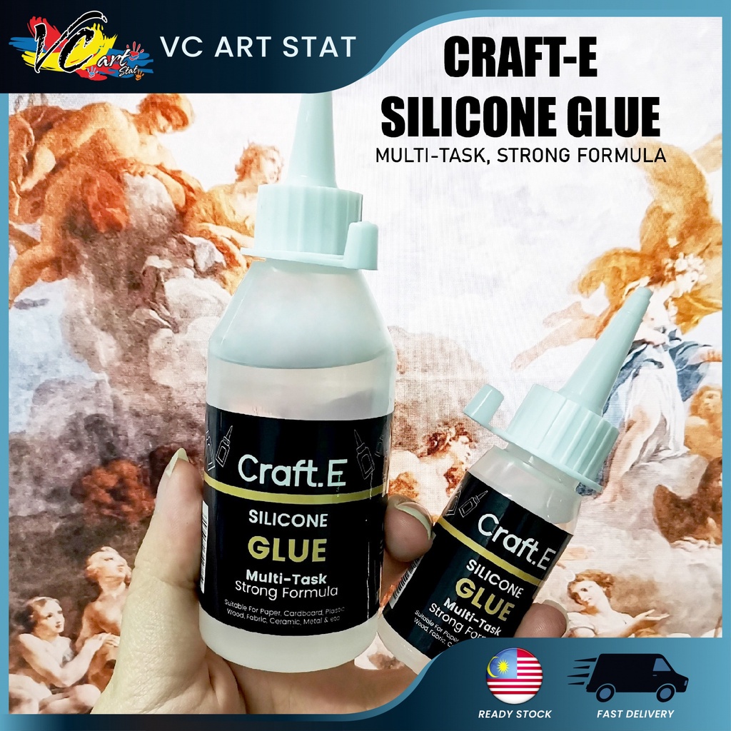 CraftE Silicone Glue 30ml / CraftE Silicone Glue 100ml Shopee Malaysia