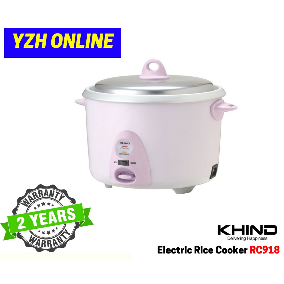 Rice Cooker Electric 1.8Lt Khind RC918 Shopee Malaysia
