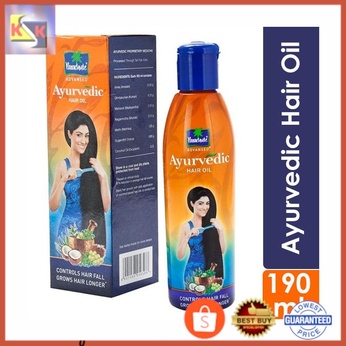 Parachute Advanced Ayurvedic Hair Oil 190ml Shopee Malaysia