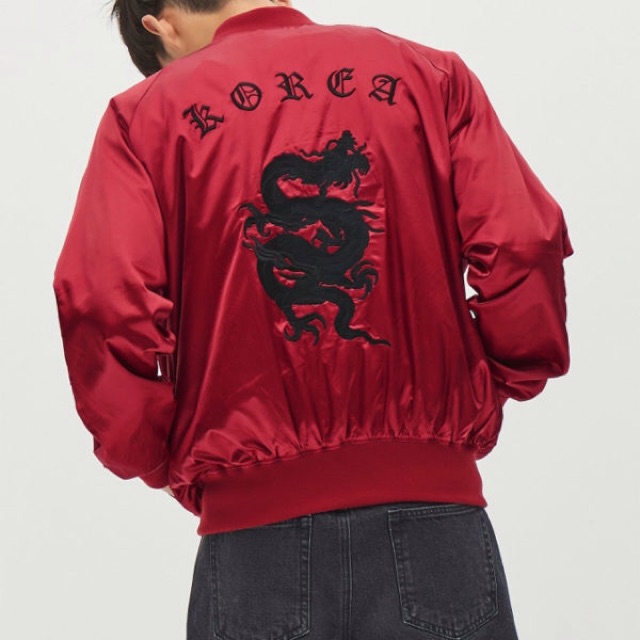 Red Dragon Hokusai Bomber Jacket ubicaciondepersonas.cdmx.gob.mx