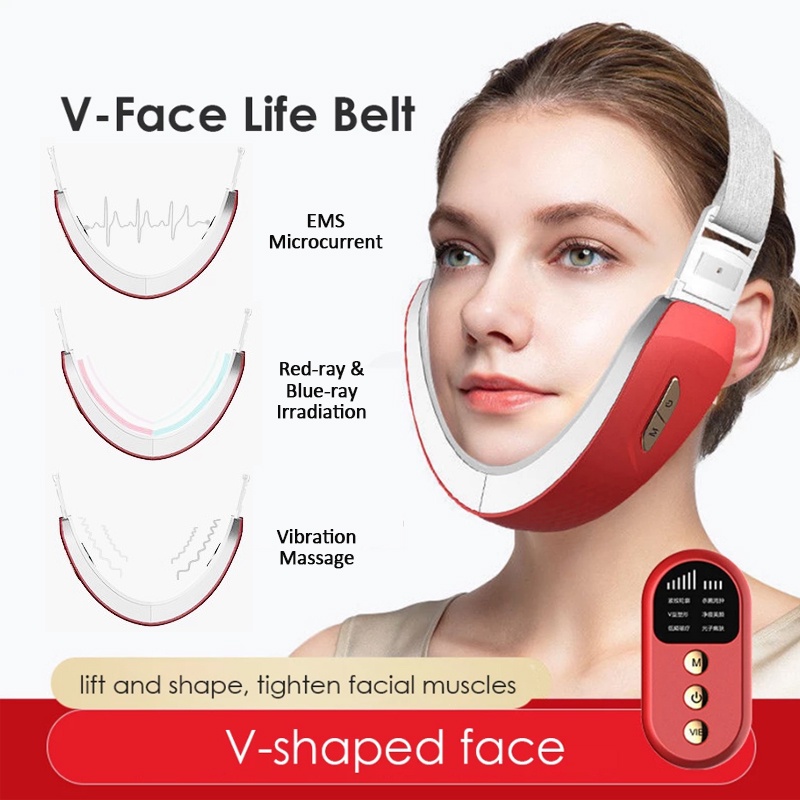 [Ready Stock]Electric VFace Shaping Massage Facial Lifting Slimming