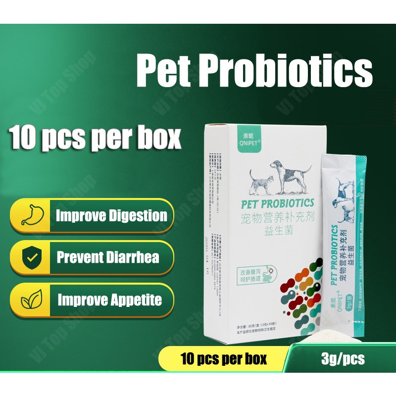 Pet Probiotics Cat Dog Supplment Vitamin Improve Digestion Appetite