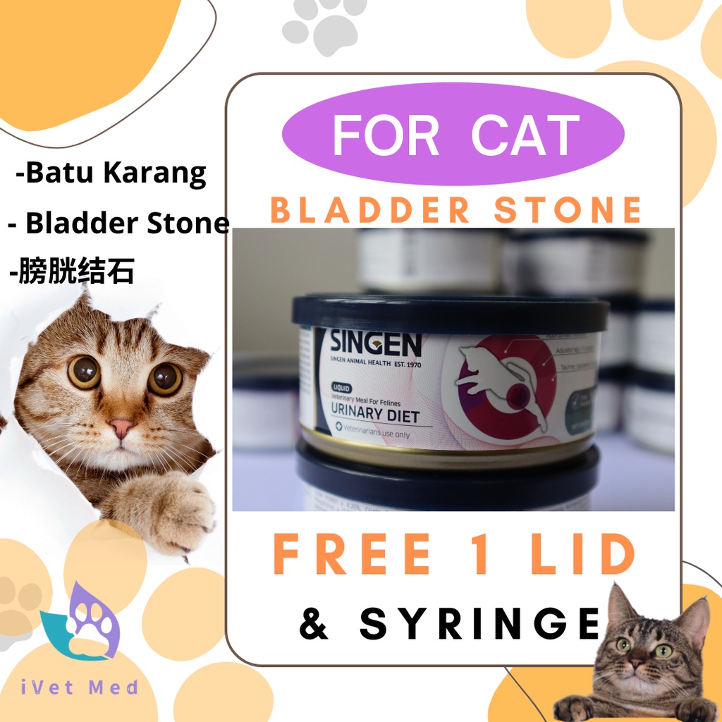 (Singen) Cat Urinary SO Liquid Wet Can Food // Bladder Stone, Batu