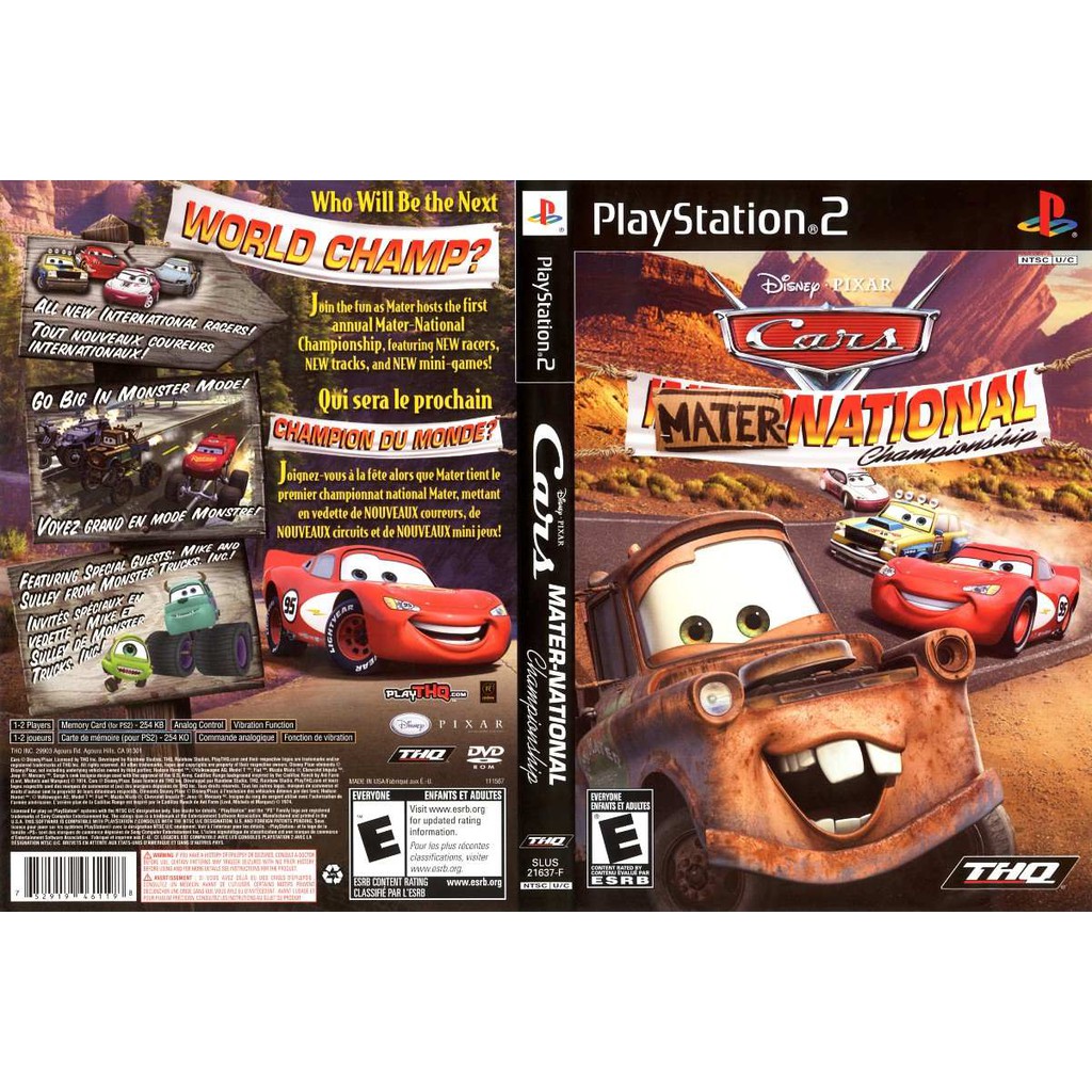 PS2 Cars Mater National ( DVD Games ) Shopee Malaysia