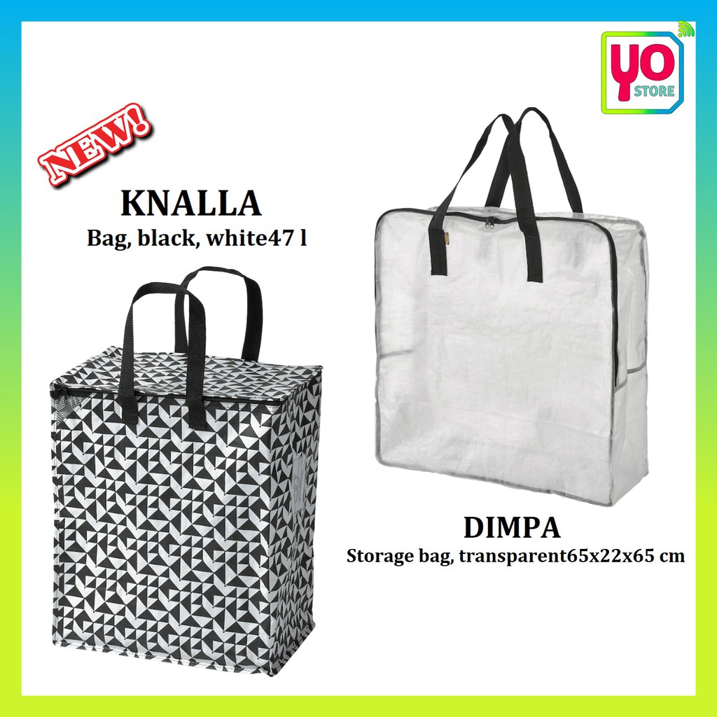 IKEA DIMPA / KNALLA Multipurpose Storage Bag Shopee Malaysia