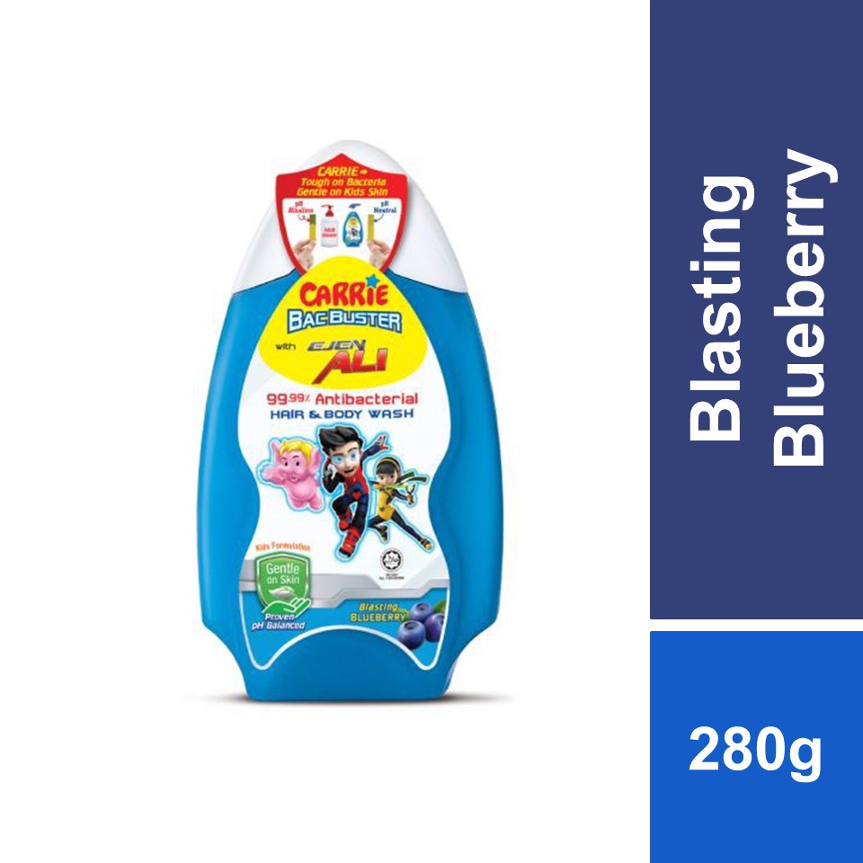 Carrie Bac Buster Antibacterial Super Hair and Body Wash Blasting