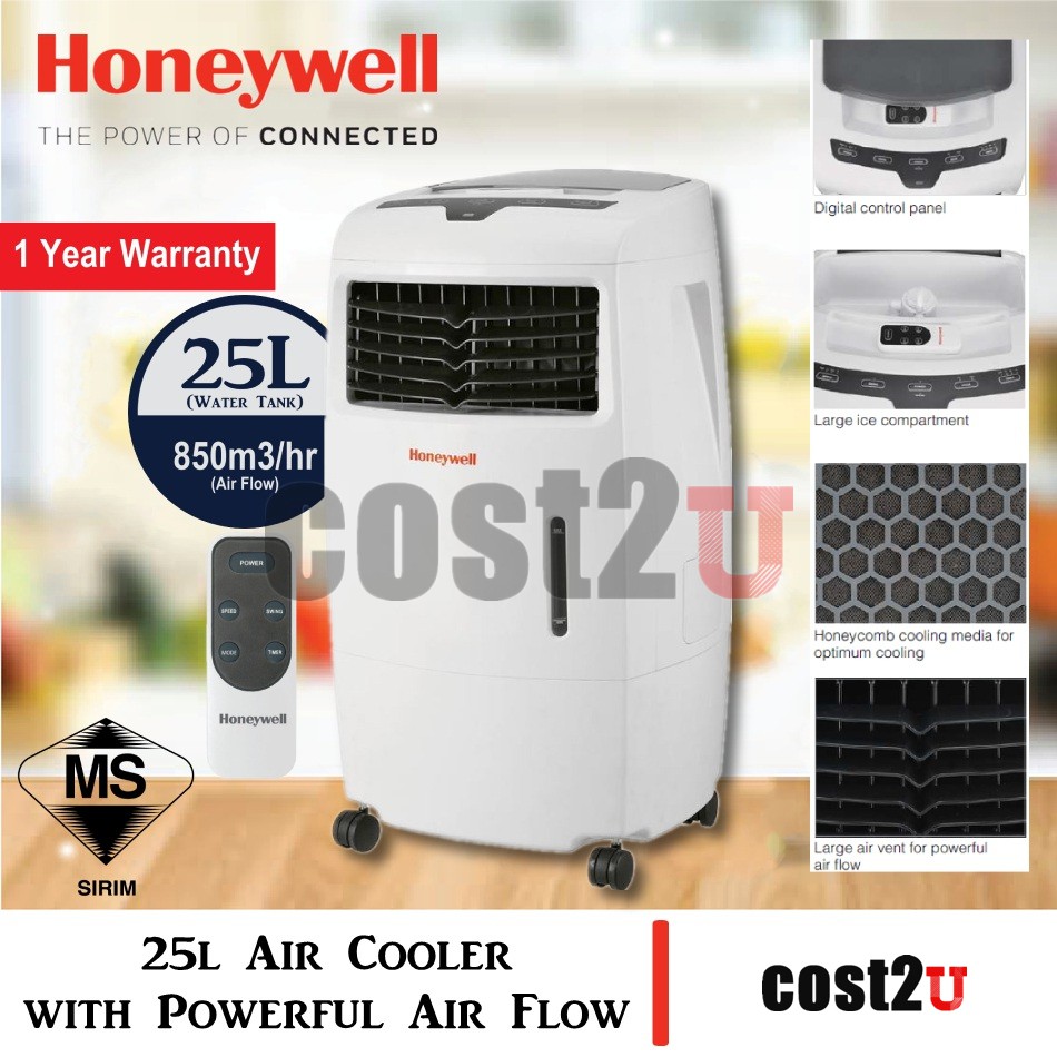 Honeywell CL25AE Evaporative Air Cooler, Fan And, 56 OFF