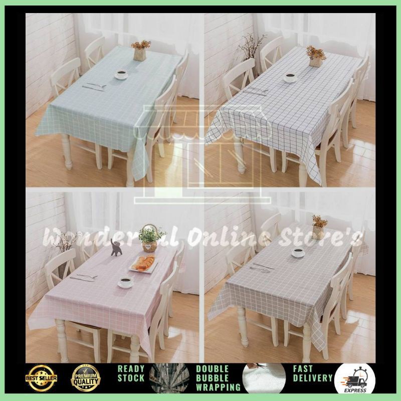 PVC Waterproof Tablecloth OilProof Cover Desk Home Decor Table Cloth