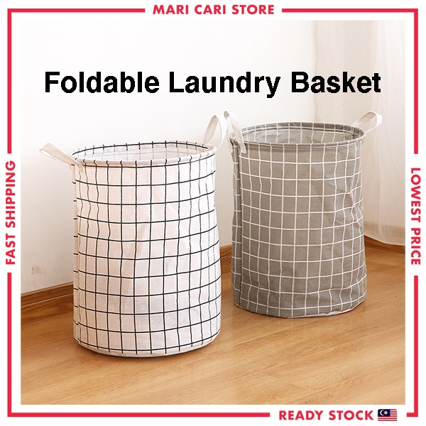 Foldable Laundry Basket Waterproof Laundry Bag Dirty Clothes Laundry