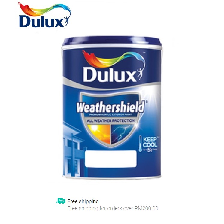 18LT DULUX WEATHERSHIELD 15004 (WHITE) 18 LITER DULUX WEATHERSHIELD