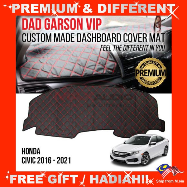 (CLEARANCE) DAD Dashboard Cover HONDA CIVIC FC 2016 2021 GARSON VIP
