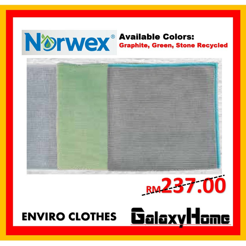 Norwex 1 Piece 35cm x 35cm Enviro Microfiber Multipurpose Cloth