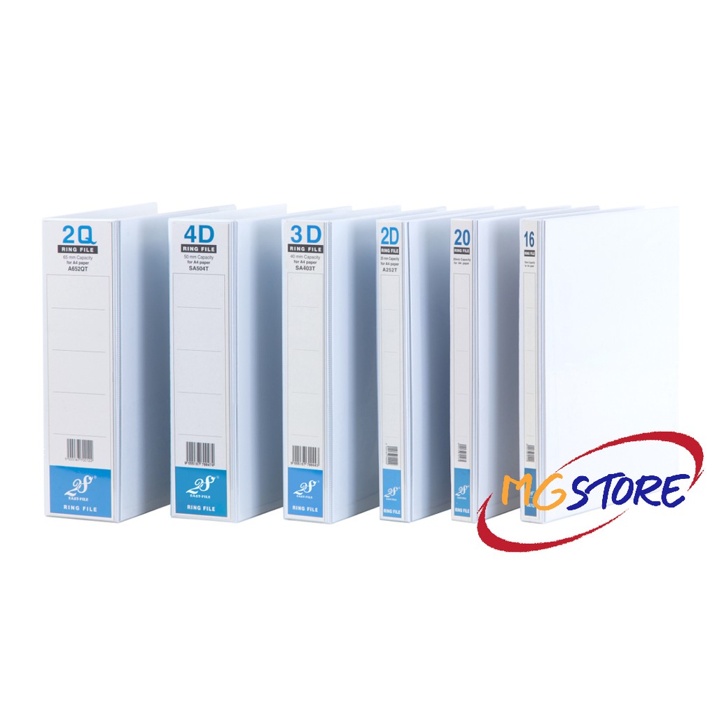 2D Ring File with Full Transparent 'F&1' Shopee Malaysia