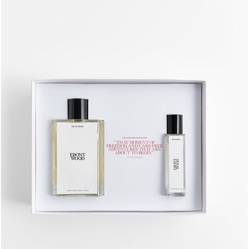 [ORIGINAL]ZARA x JO MALONE EBONY WOOD EDP 90ml & 15ml Shopee Malaysia