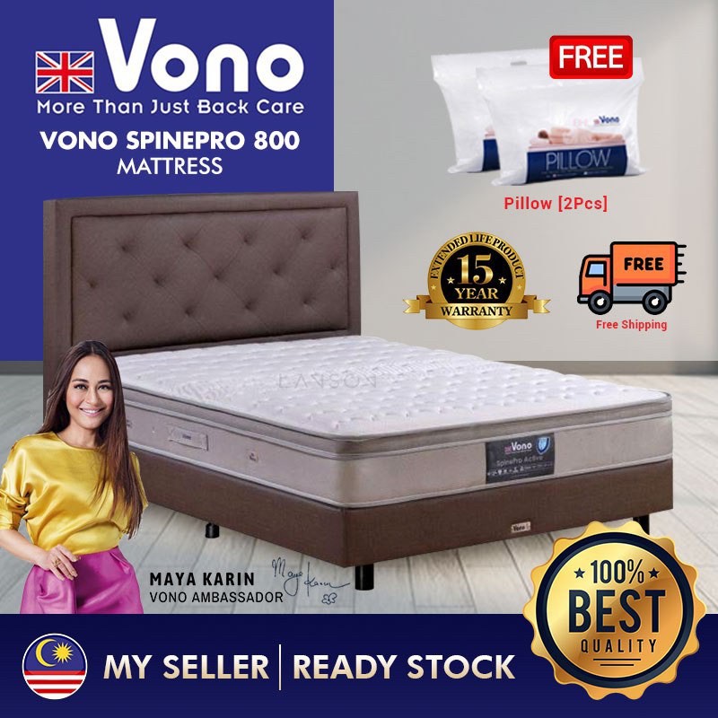 LANSON[FREE DELIVERY] Vono Mattress SpinePro 800 Mattress ,Intalok