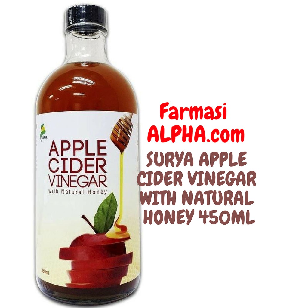 SURYA APPLE CIDER VINEGAR WITH NATURAL HONEY 450ML Shopee Malaysia