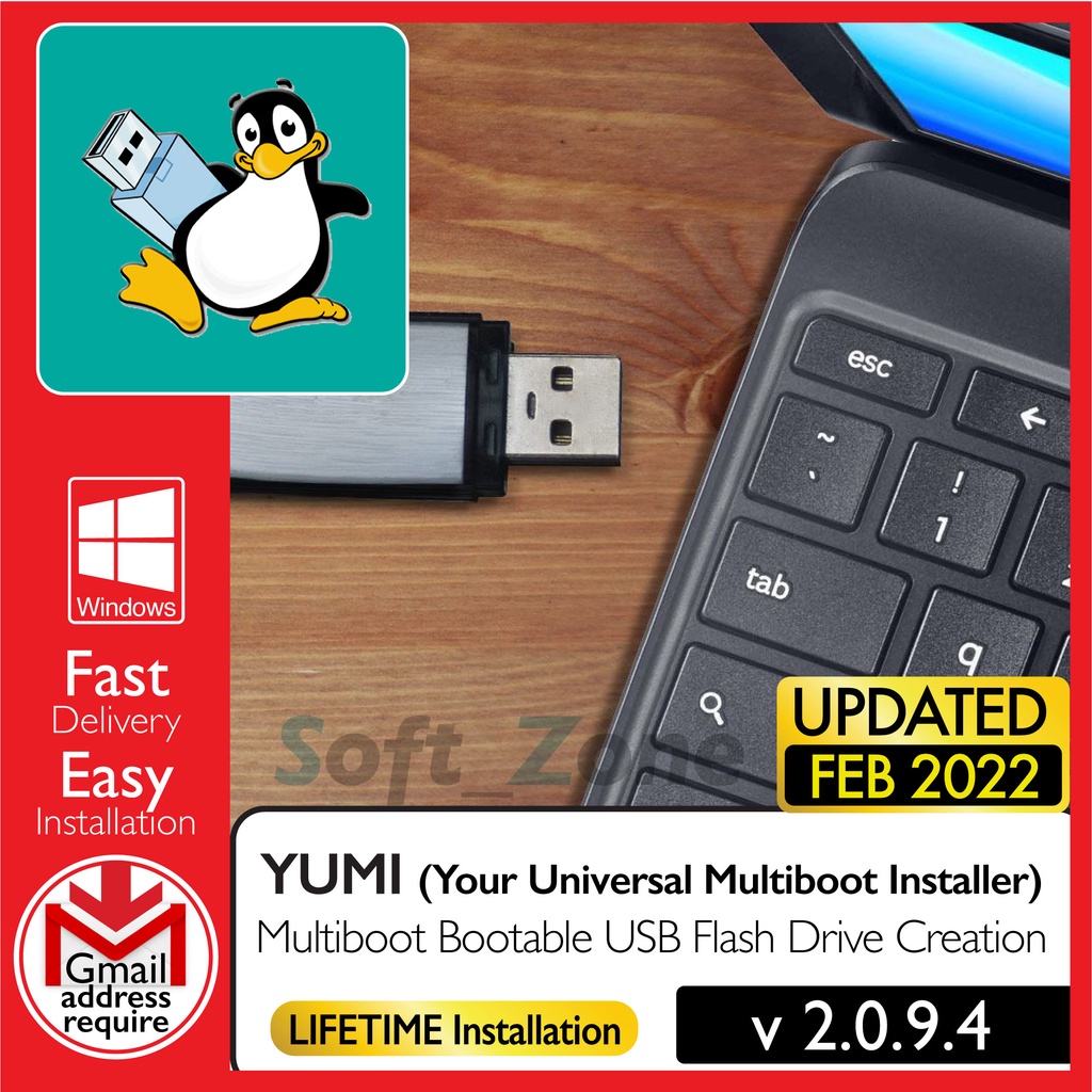 YUMI (Your Universal Multiboot Installer) Multiboot Bootable USB