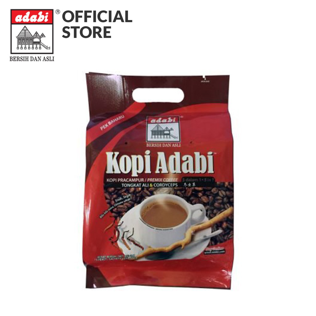 Kopi ADABI 5 in 1 (15 Sachets) Shopee Malaysia