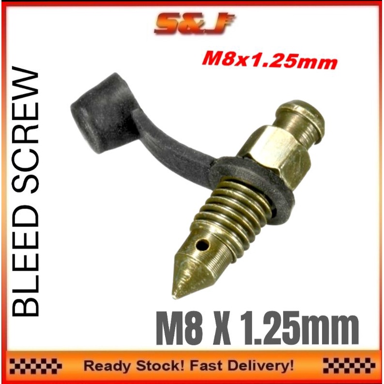 Caliper pump bleed screw m8 x1.25 Shopee Malaysia