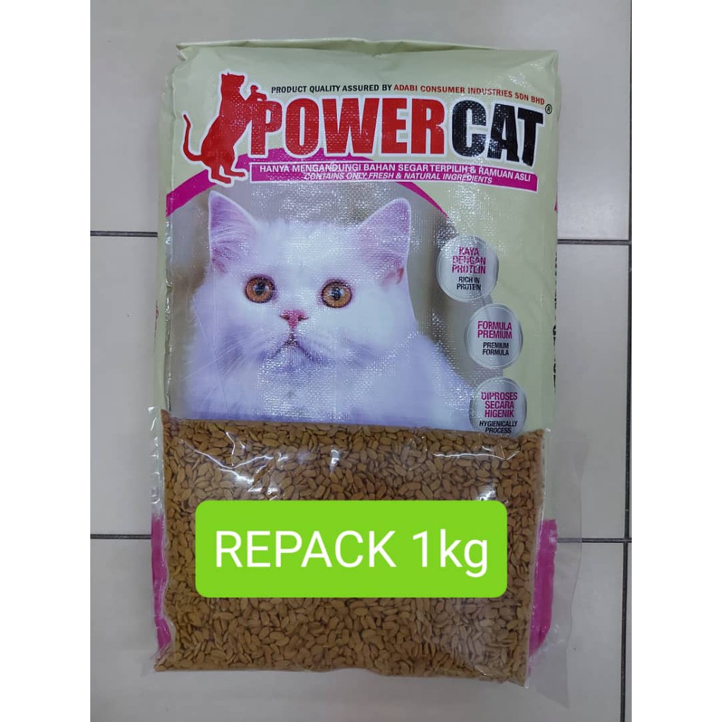 Power cat kitten original 7kg / 1kg REPACK cat food makanan kucing