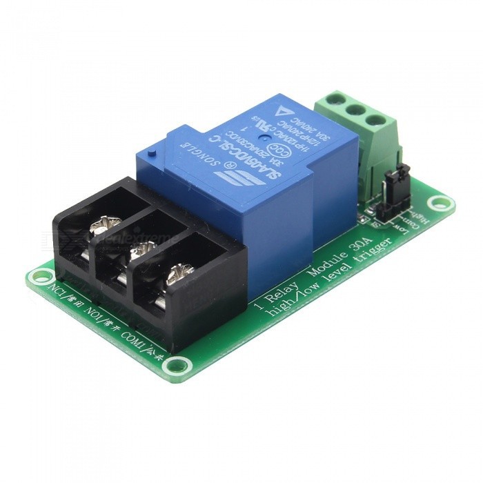 12V 30A 1 Way High Low Level Trigger Opto Isolator Relay Module