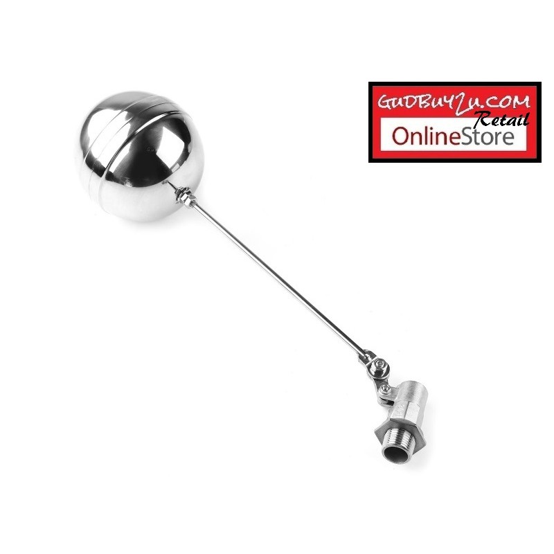 STAINLESS STEEL HEAVY DUTY BALL FLOAT VALVE PELAMPUNG BOLA TANGKI AIR 1/2" / 3/4" Shopee