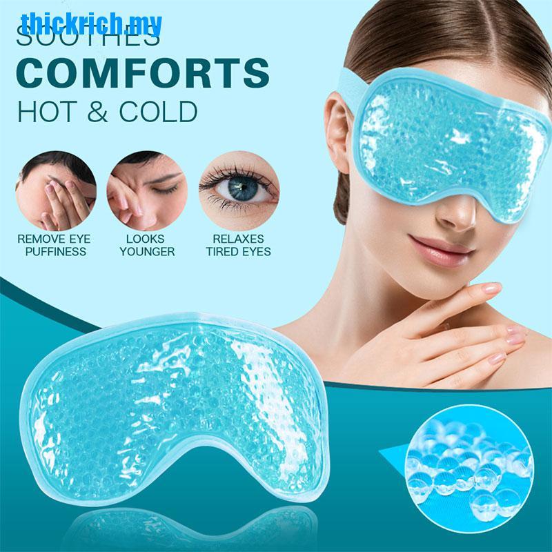 【good】Gel Eye Mask Cold Pack Warm Hot Heat Ice Cool Compress Soothing
