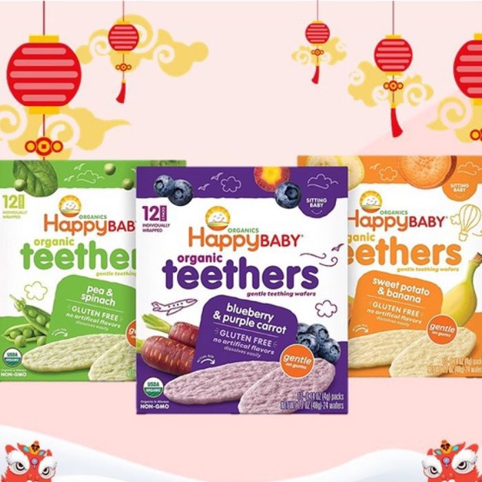 Happy Baby Teething Wafer (48g) Shopee Malaysia