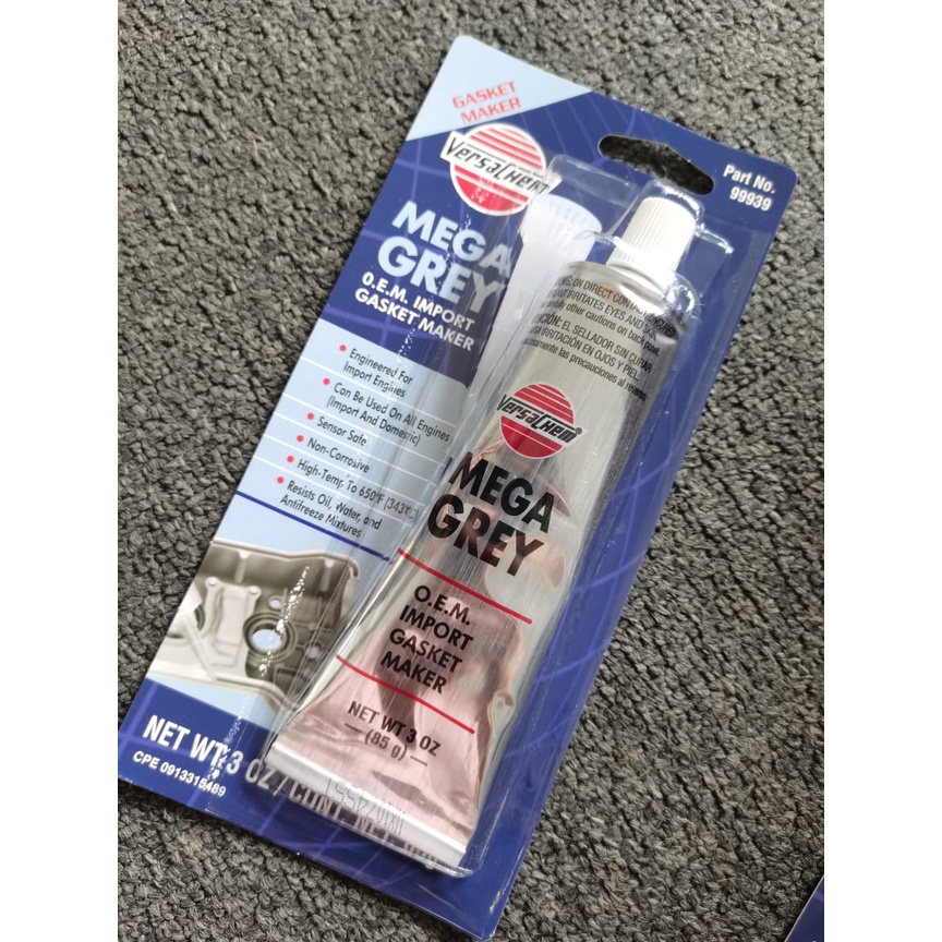 VERSACHEM MEGA GREY OEM GASKET MAKER GASKET GUM 3OZ(85G) Shopee Malaysia