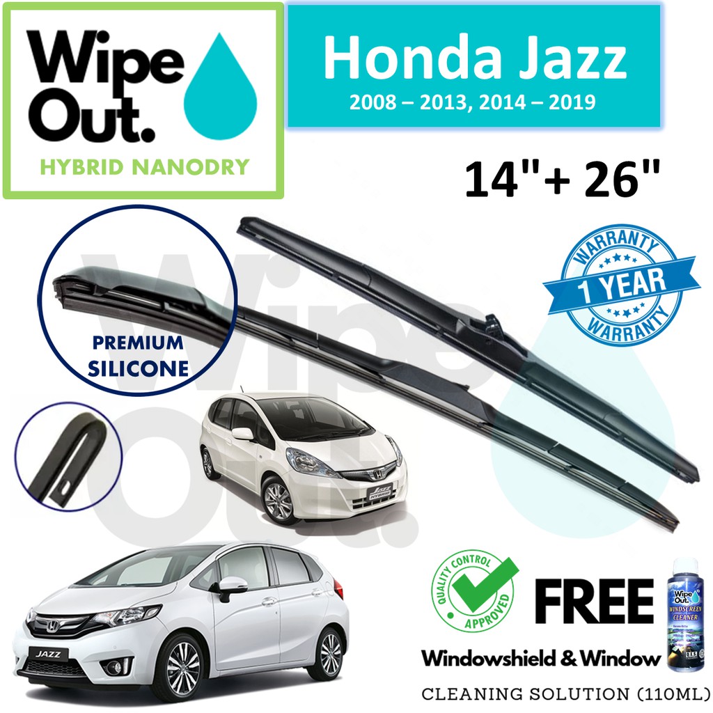 [PREMIUM] Honda Jazz ( 2008 2013 , 2014 2019 ) WipeOut HYBRID