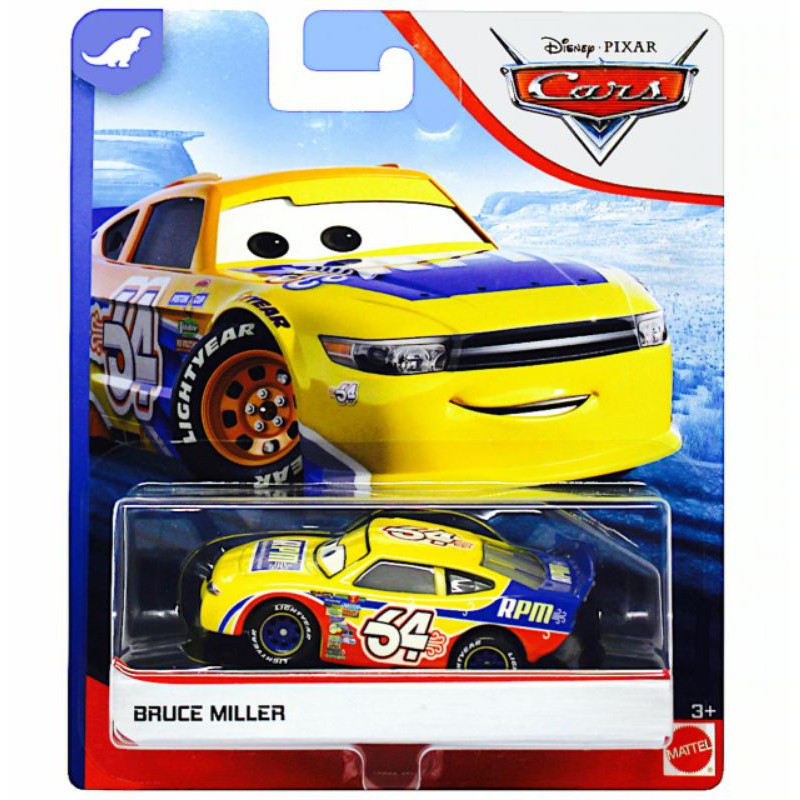 Disney / Pixar Cars Cars 3 Dinoco 400 Bruce Miller Diecast Car Shopee