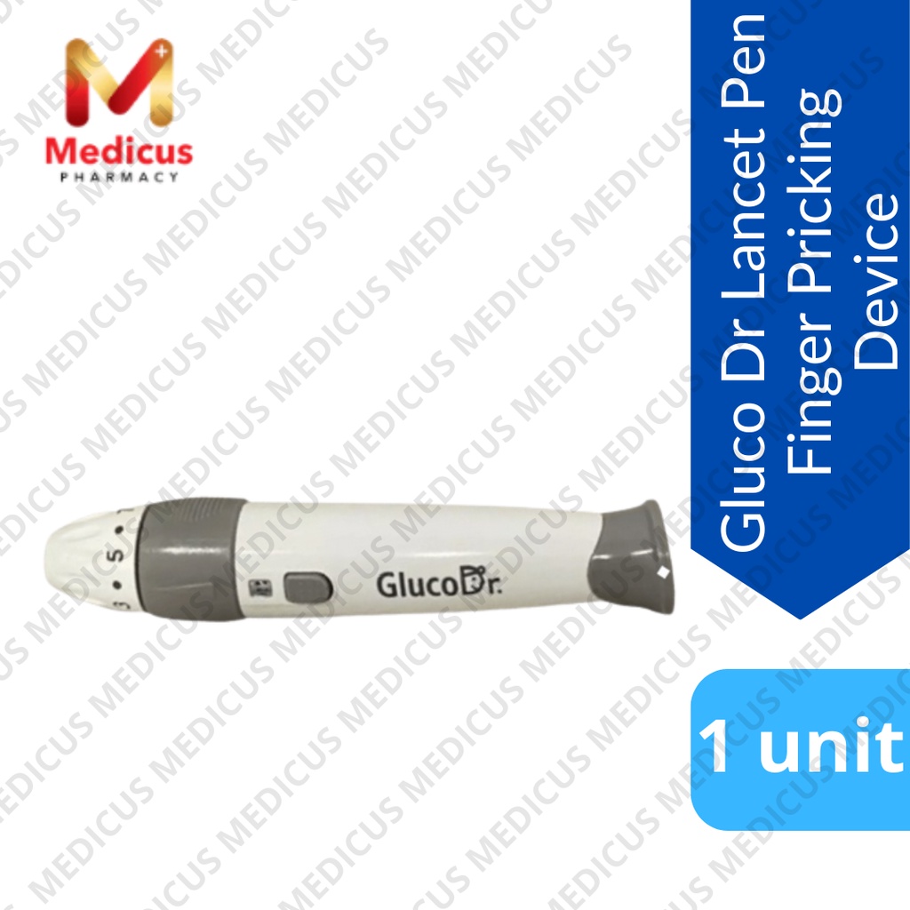 GlucoDr. Pain Management Lancing Device (Lancet Pen) For Finger