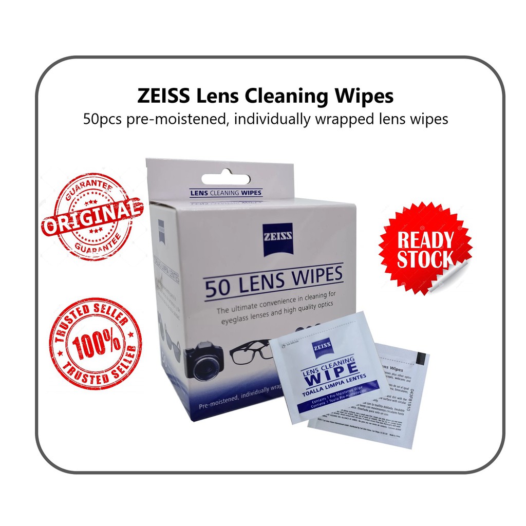 Zeiss Lens Wipes (50 Individual Moist Wipes) Shopee Malaysia