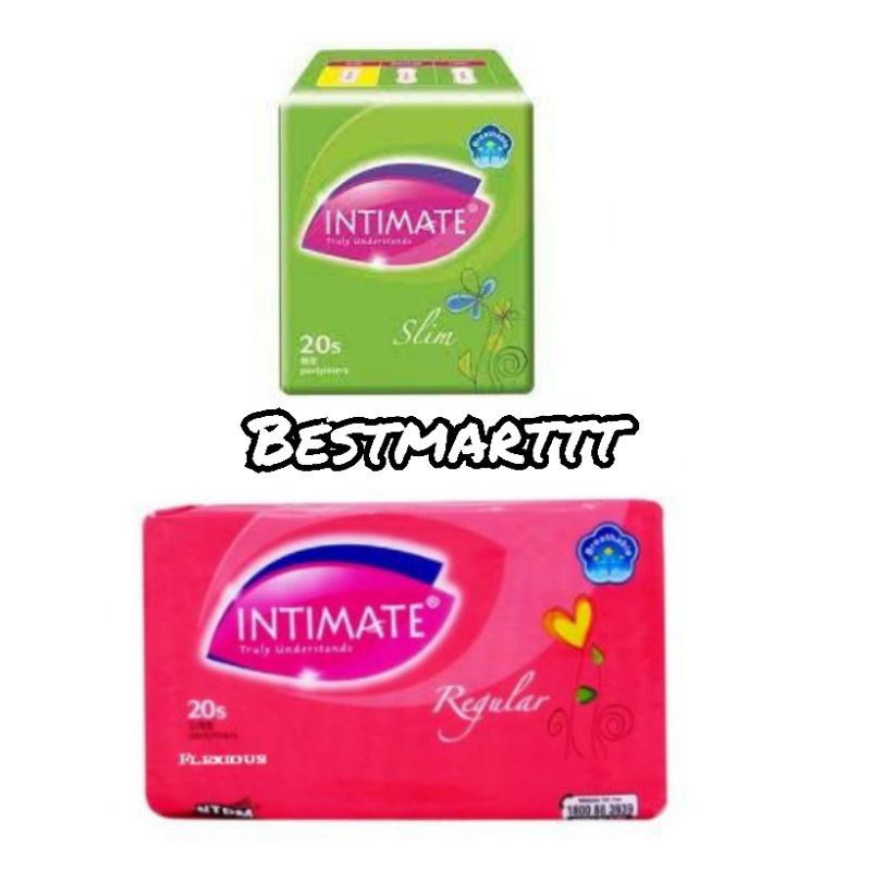 Intimate Slim/regular Panty Liner (20s) Shopee Malaysia