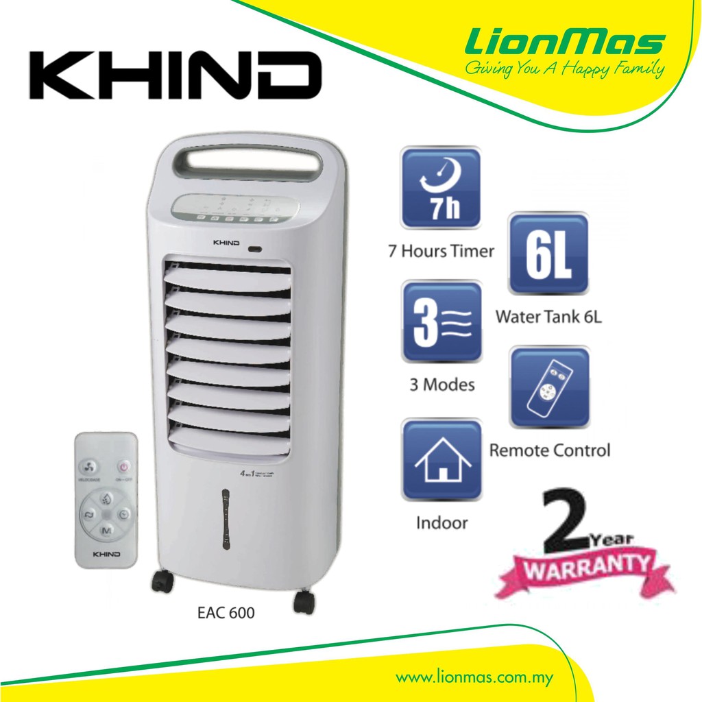 Khind Evaporative Air Cooler 6.0L EAC600 Shopee Malaysia