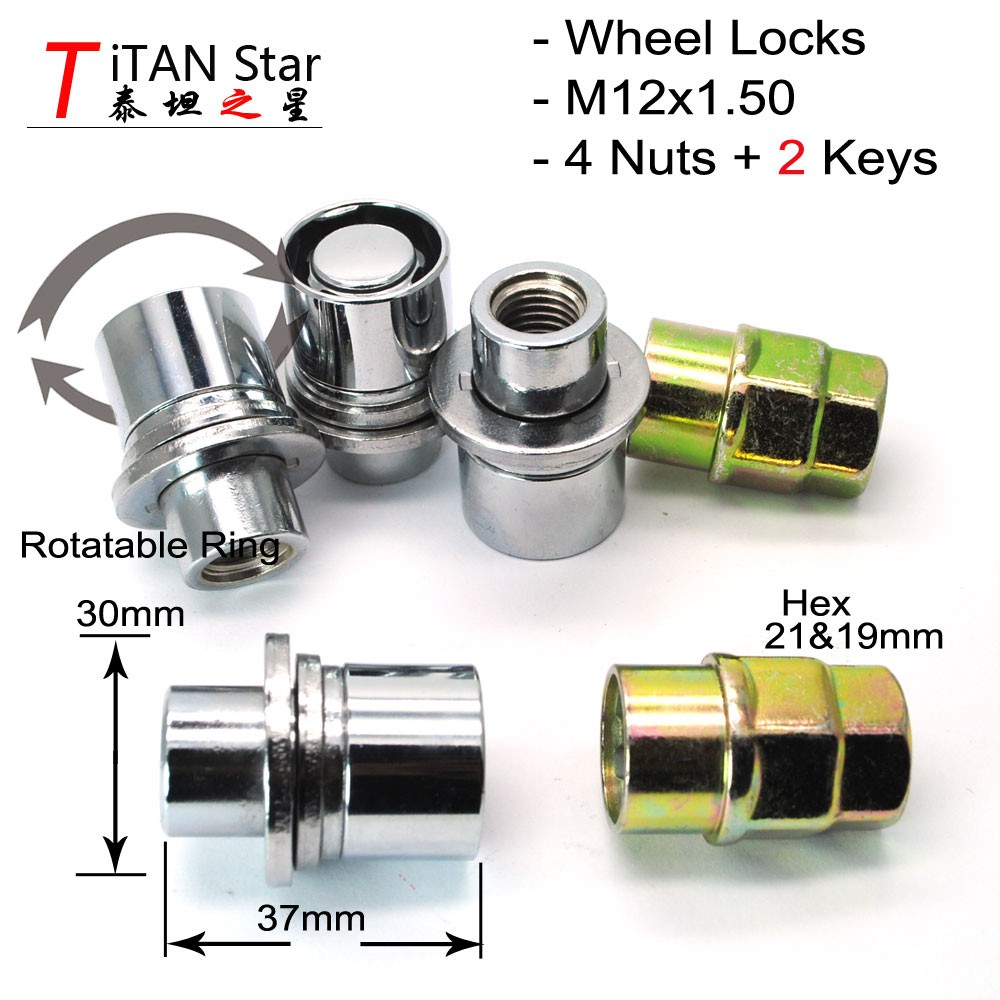 Auto Parts and Vehicles 1Pc 30MM 1/2 Drive 12 Point Spindle Axle Nut
