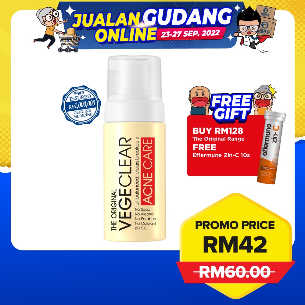 Alpro Pharmacy Exclusive The Original Vegeclear Acne Face Wash (120ml