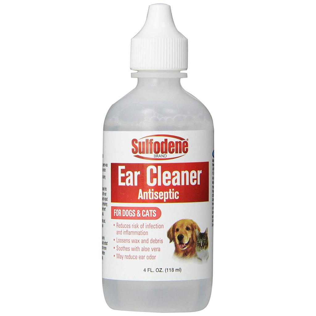 Sulfodene Brand Ear Cleaner Antiseptic for Dogs & Cats, 118ML Shopee