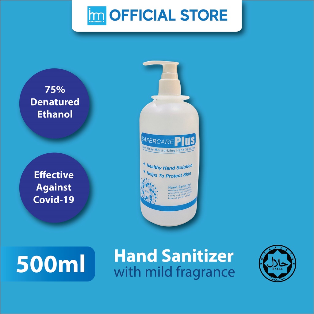 Safercare Plus Hand Sanitizer For Adult (500ml) Shopee Malaysia
