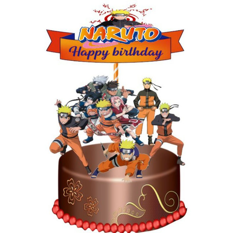 Naruto Cake Topper Shopee Malaysia
