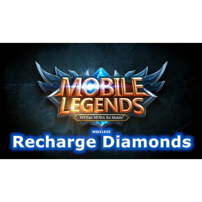 MOBILE LEGENDS DIAMONDS RECHARGE / RELOAD / TOPUP 141 966 Shopee
