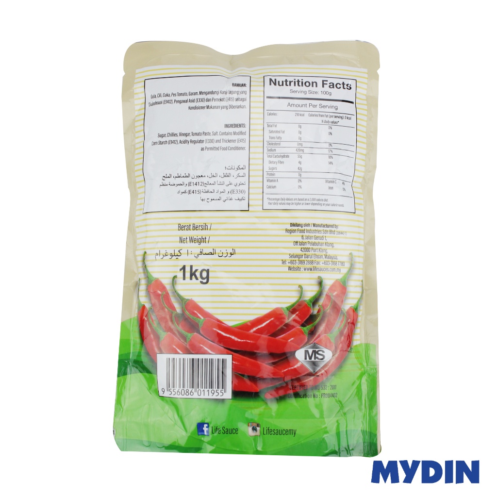 Life Chili Sauce (1kg)