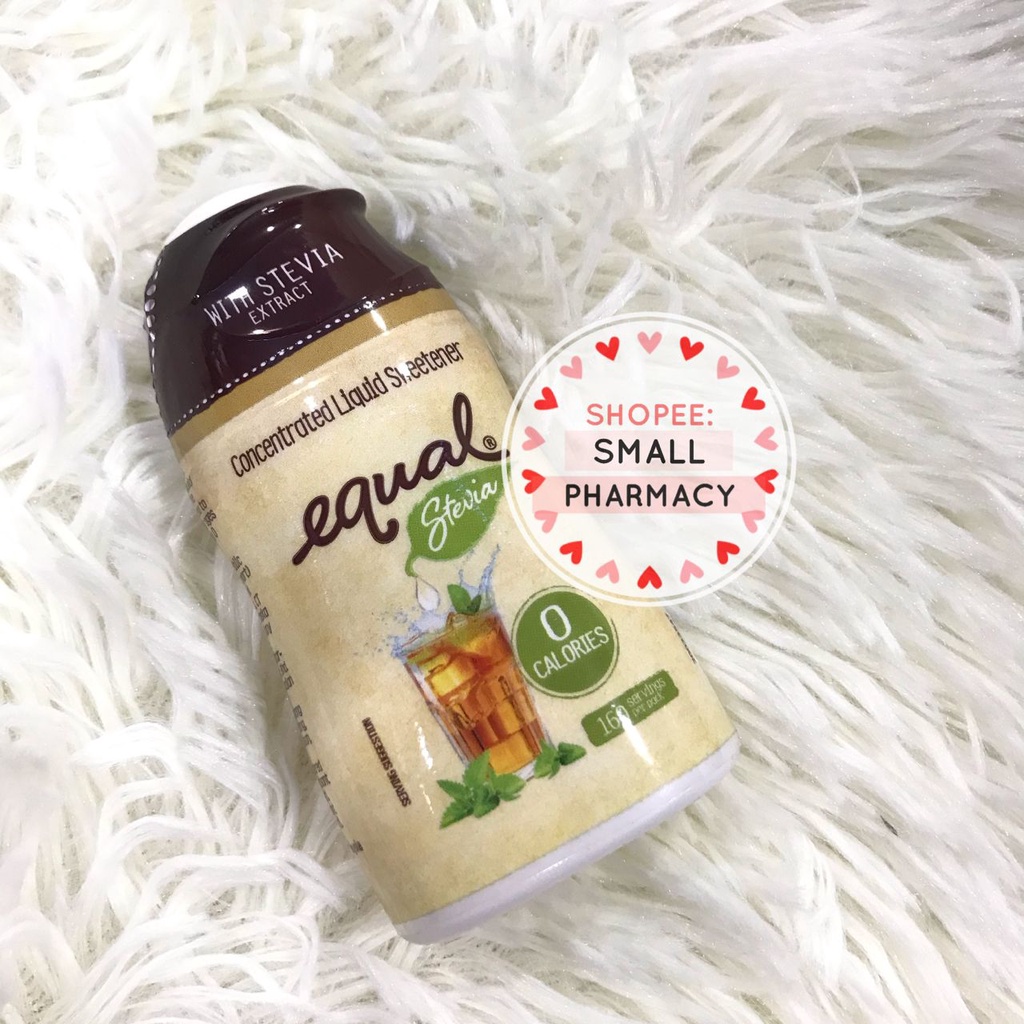 Equal Stevia Sweetener Drops 48ml zero calorie 709429 exp9/24 Shopee