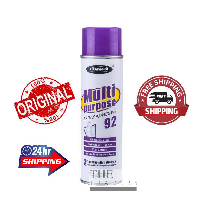 Sprayidea 92 Multi Purpose Spray Mount / Adhesive / Spray Glue 600ML
