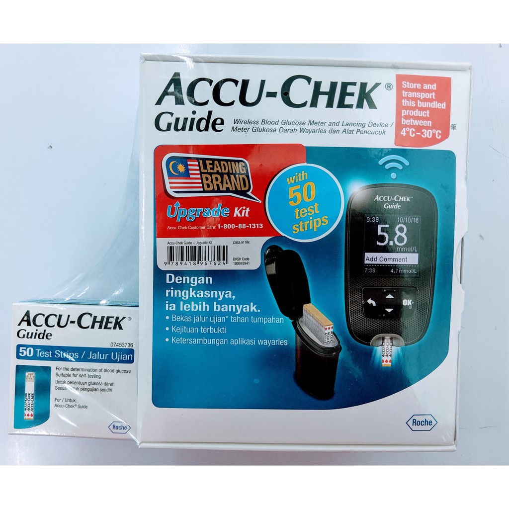 ACCUCHEK GUIDE STARTER KITS WITH 50S TEST STRIP Shopee Malaysia