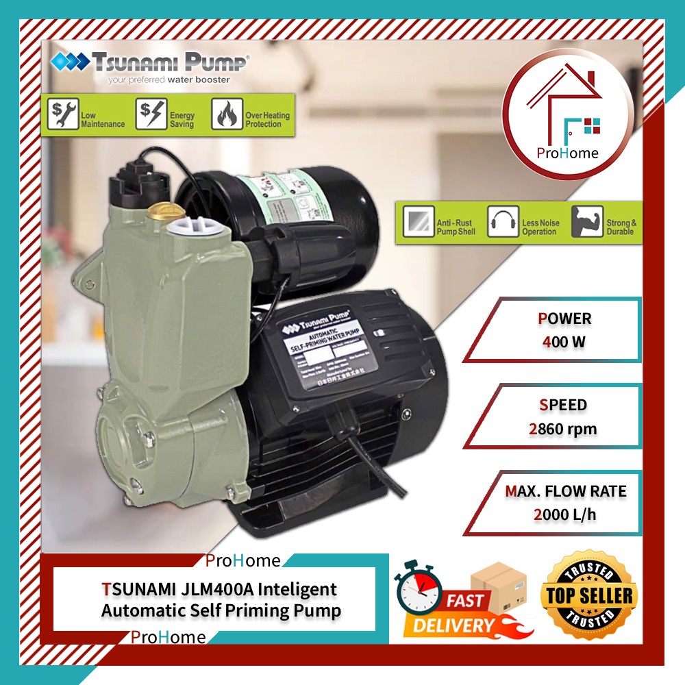 Tsunami Water Pump JLMC400A Water Pump / Home Pam Air / Rumah Tsunami Pump SelfPriming Water
