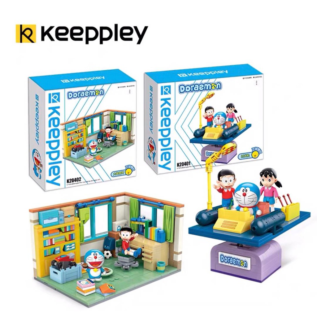 KEEPPLEY DORAEMON TIME MACHINE K20401 & NOBITA'S ROOM K20402 Shopee