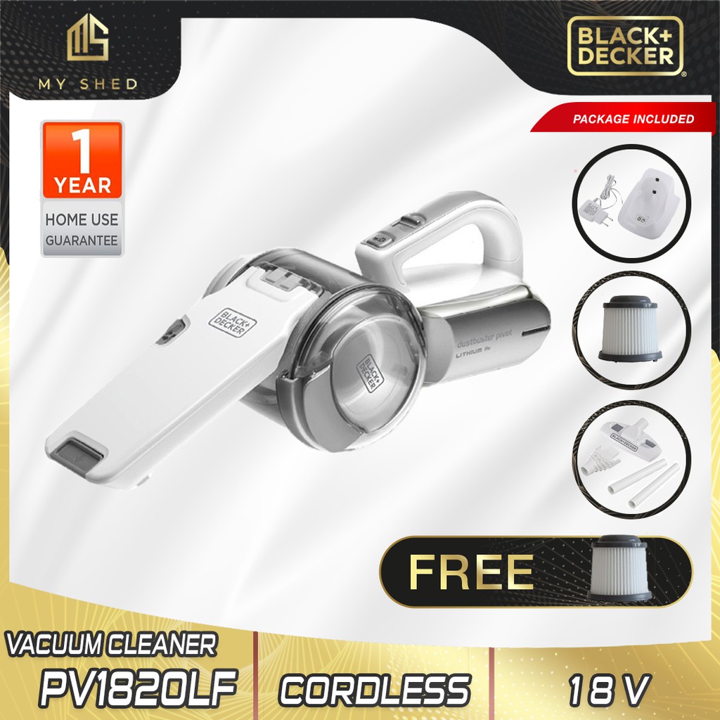 BLACK & DECKER PV1820LFB1 LiIon 18V Dustbuster Pivot Cordless Hand