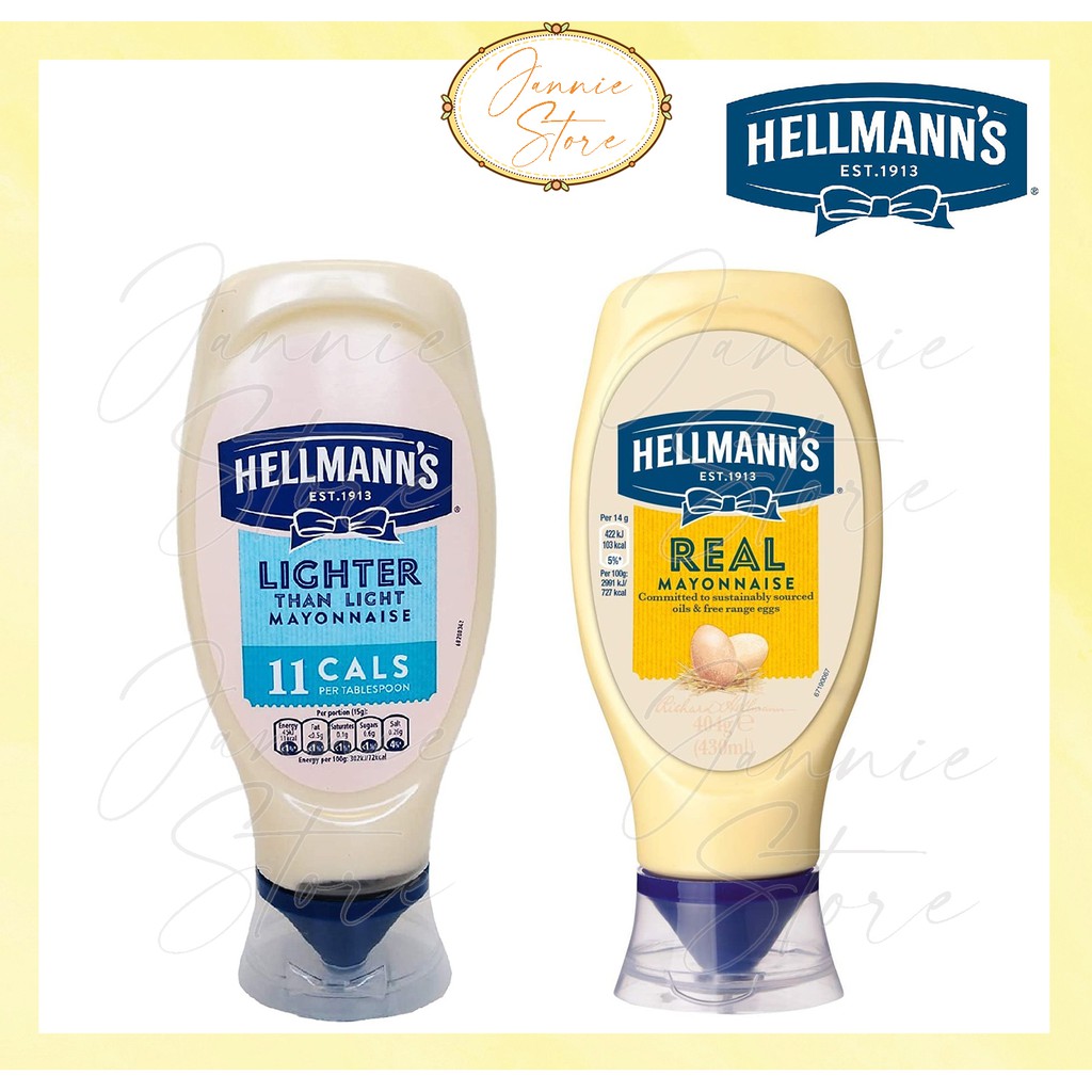 Hellmann's Mayonnaise Squeezy (Real Mayonnaise/Lighter Than Light